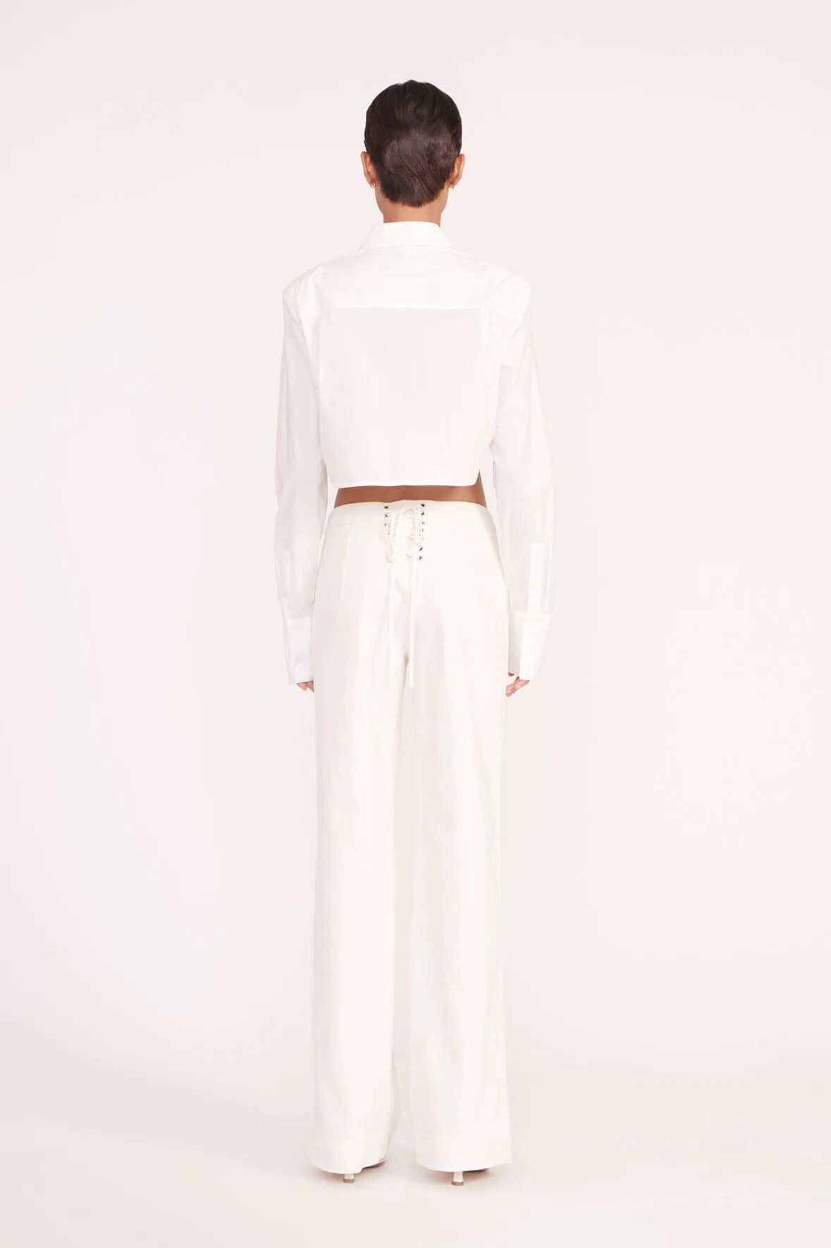 SENECA TOP | WHITE sold by STAUD product image thumbnail 4