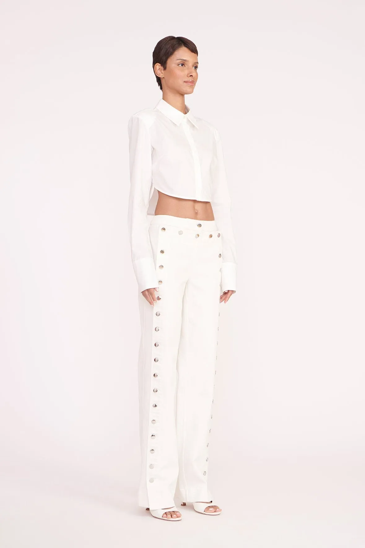 SENECA TOP | WHITE sold by STAUD product image thumbnail 3