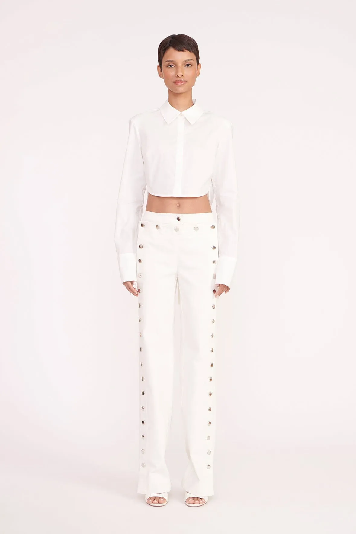 SENECA TOP | WHITE sold by STAUD product image thumbnail 2