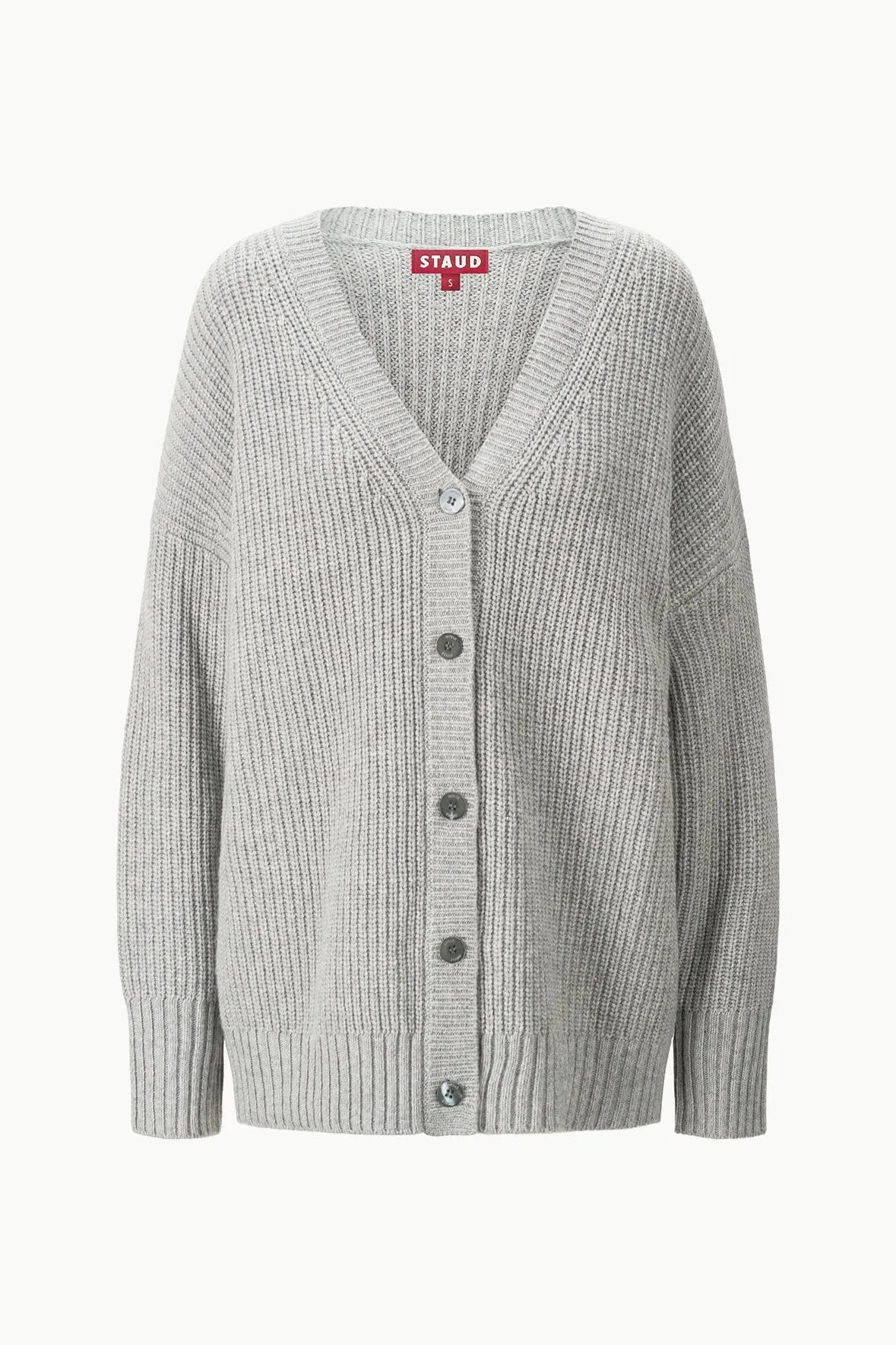 MATILDA CARDIGAN | HEATHER GREY sold by STAUD product image thumbnail 4