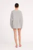 MATILDA CARDIGAN | HEATHER GREY sold by STAUD
