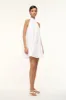 MINI MARLOWE DRESS | WHITE sold by STAUD