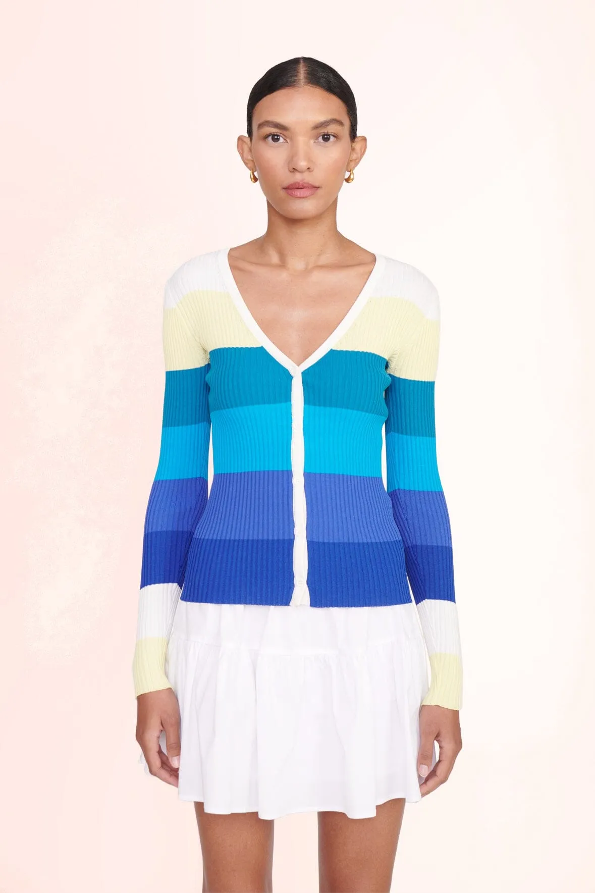 CARGO SWEATER | PACIFIC STRIPE sold by STAUD