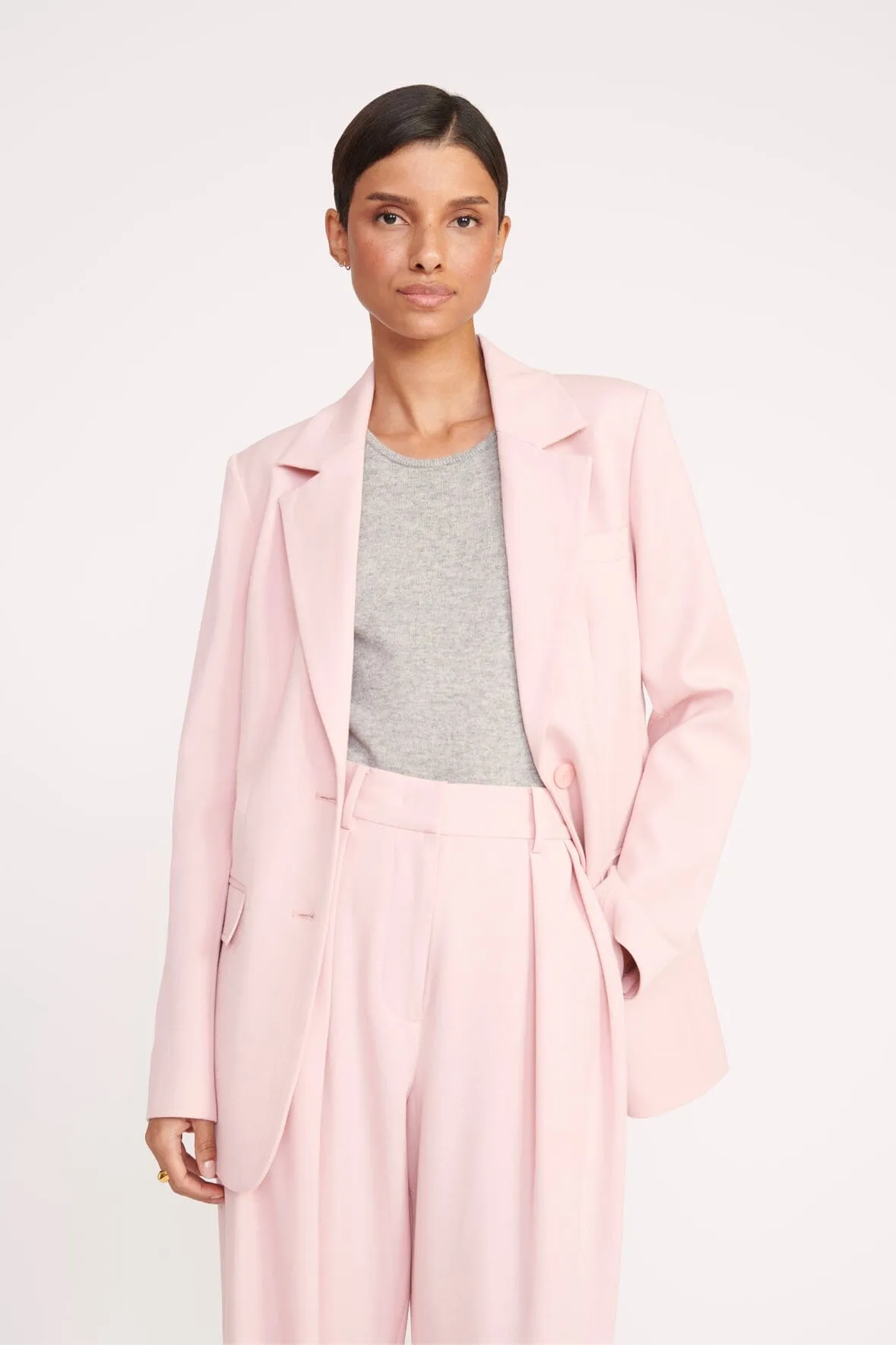 LUISA PANT | CHERRY BLOSSOM SUITING sold by STAUD product image thumbnail 2