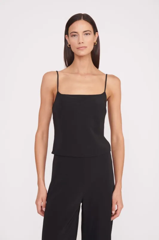 MILES REVERSIBLE TOP | BLACK sold by STAUD