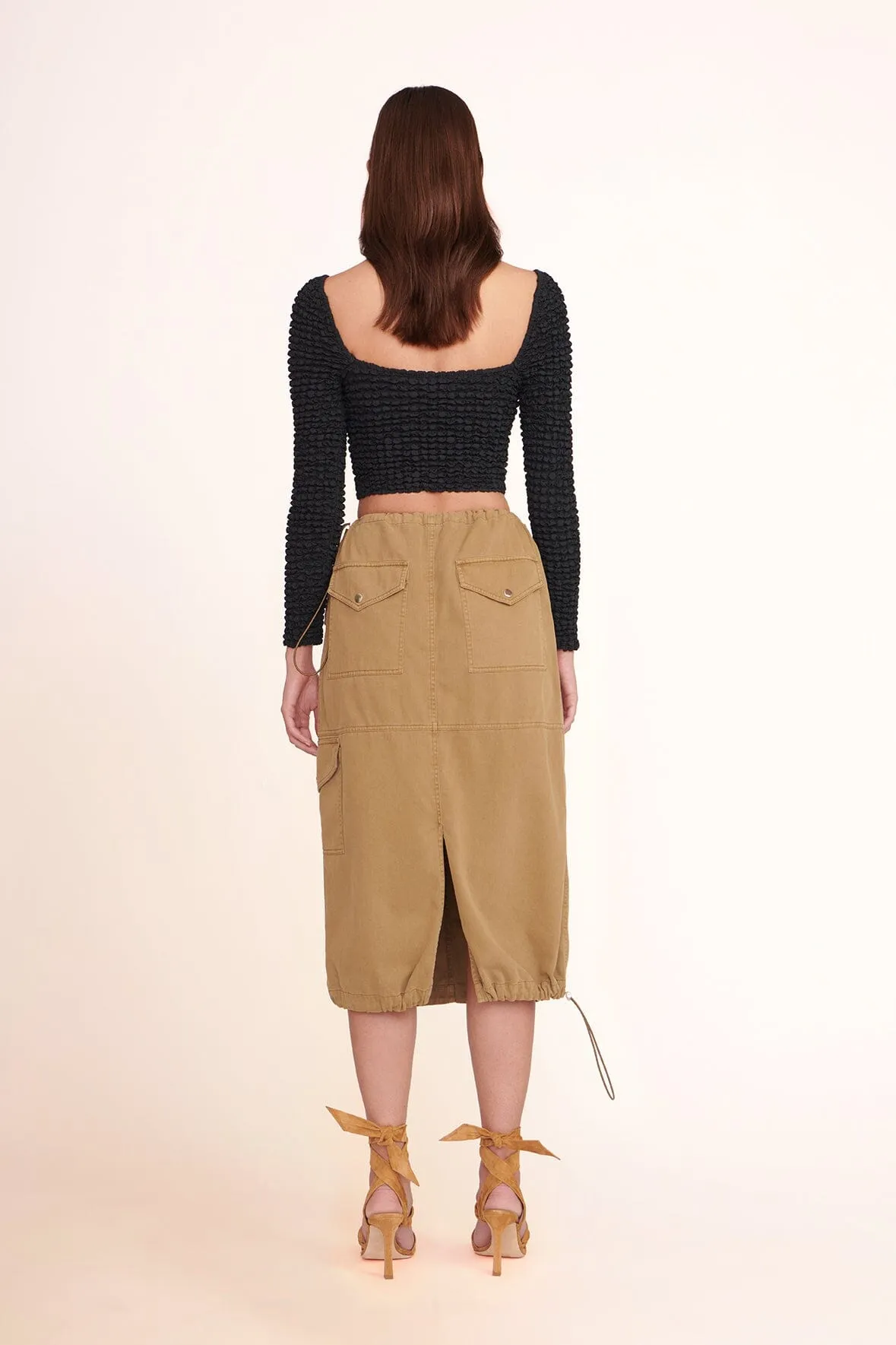 JUSTINE SKIRT | ROSEMARY sold by STAUD product image thumbnail 3