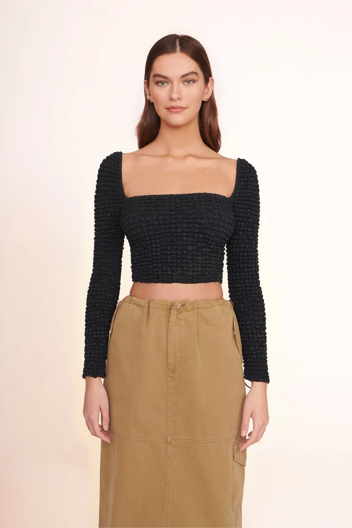 JUSTINE SKIRT | ROSEMARY sold by STAUD product image thumbnail 4