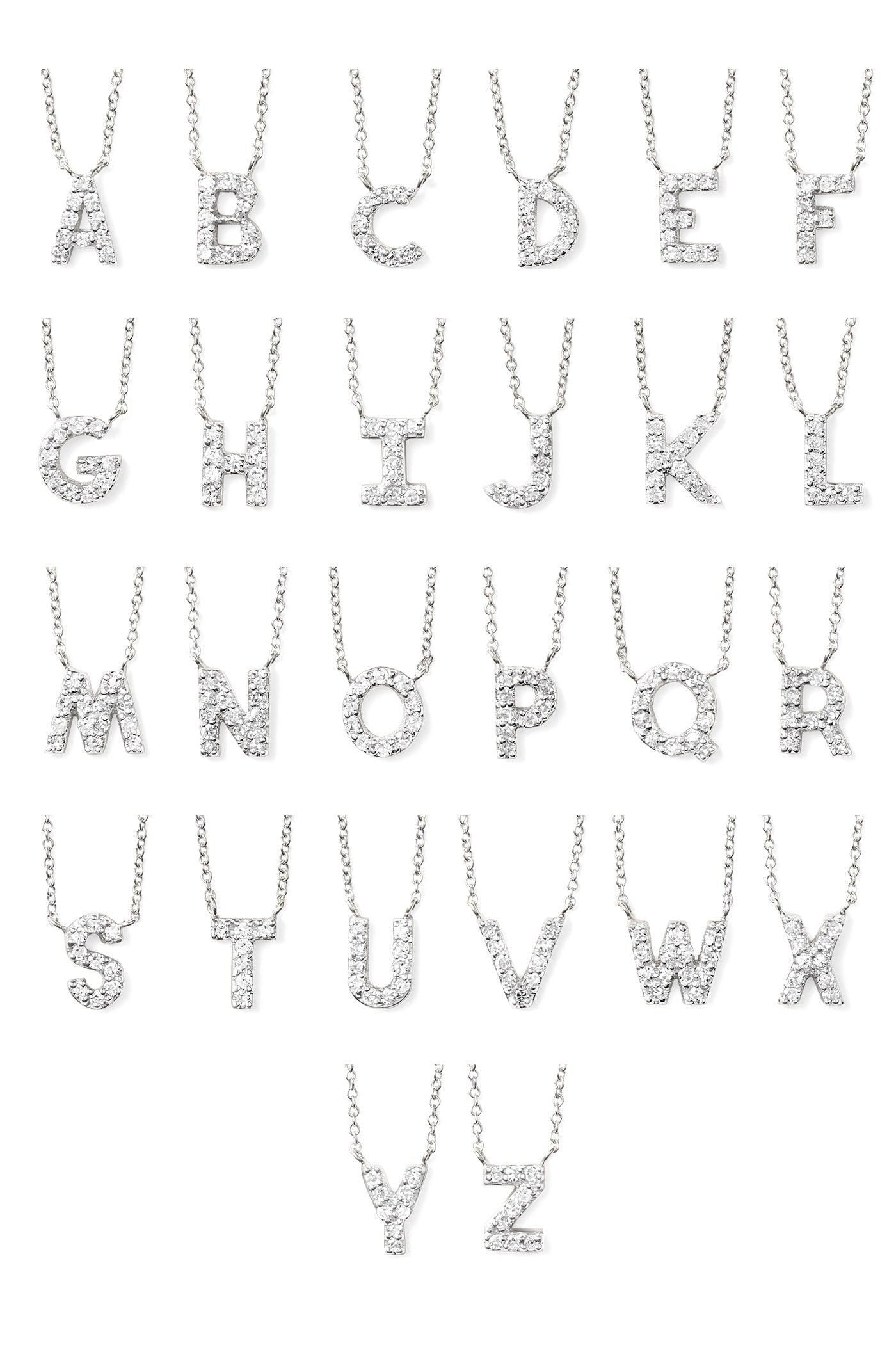 » Covet 14kt Diamond Pavé Initial Letter Gold Necklace (50% off) sold by Stella & Dot product image thumbnail 4