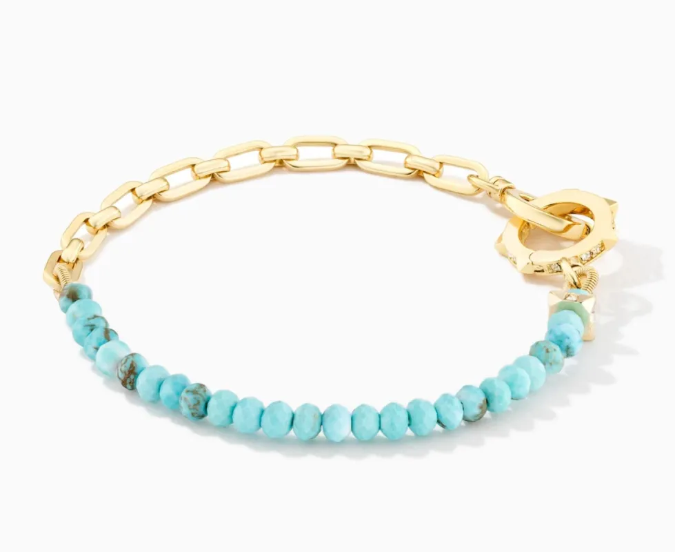 » Charlotte Turquoise Bracelet | Luck (50% off) sold by Stella & Dot
