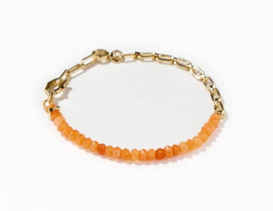 » Charlotte Coral Gemstone Bracelet | Peace (50% off) sold by Stella & Dot
