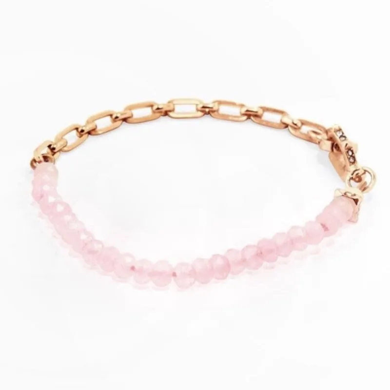 » Charlotte Rose Quartz Gemstone Bracelet (100% off) sold by Stella & Dot