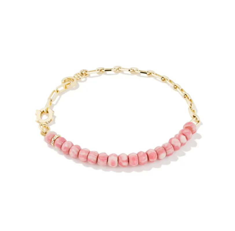 » Charlotte Rhodochrosite Gemstone Bracelet | Passion (100% off) sold by Stella & Dot