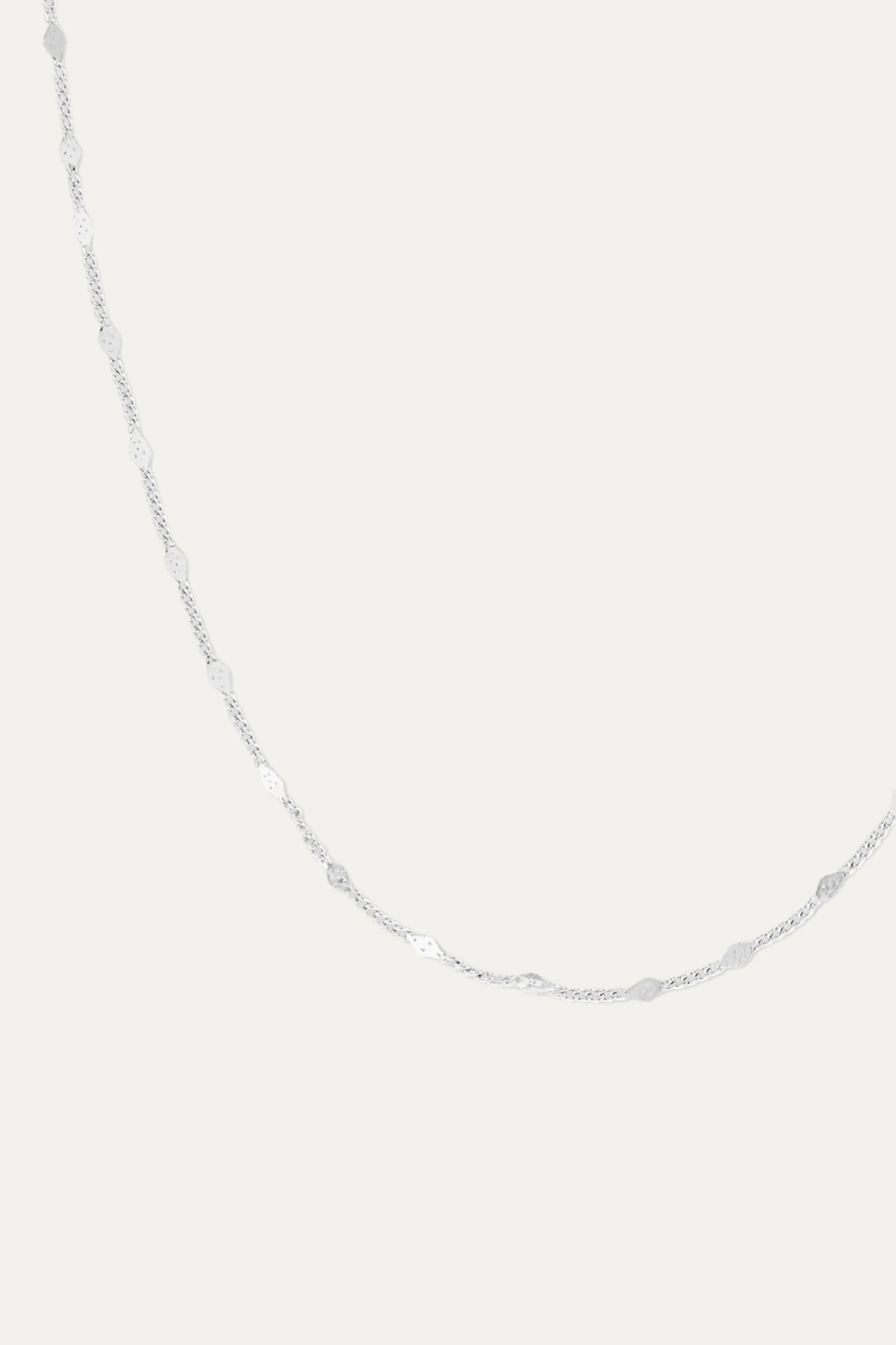 Delicate Adjustable 20" Diamond Chain Silver sold by Stella & Dot