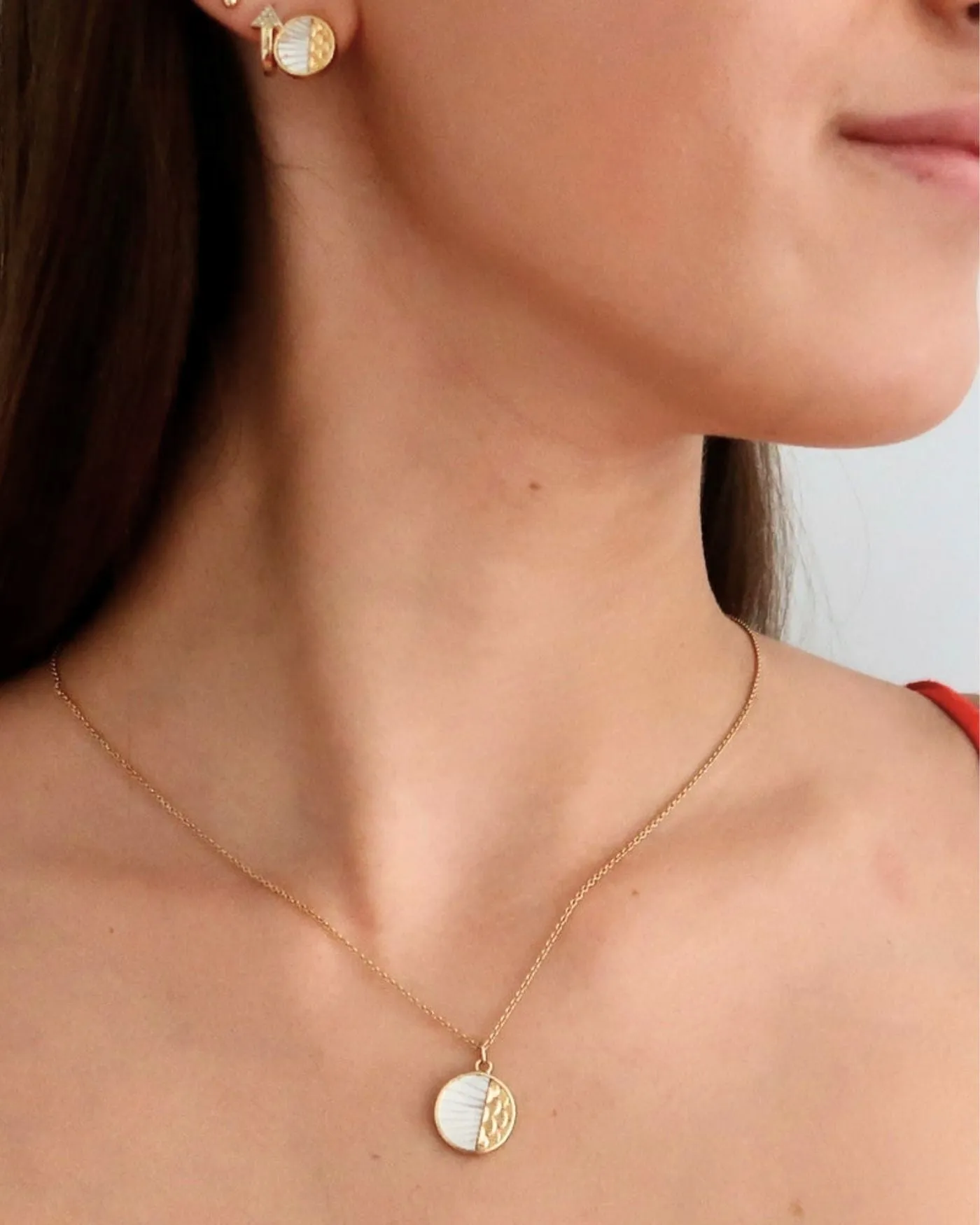 Mother of Pearl Sunrise Earring sold by Stella & Dot product image thumbnail 2
