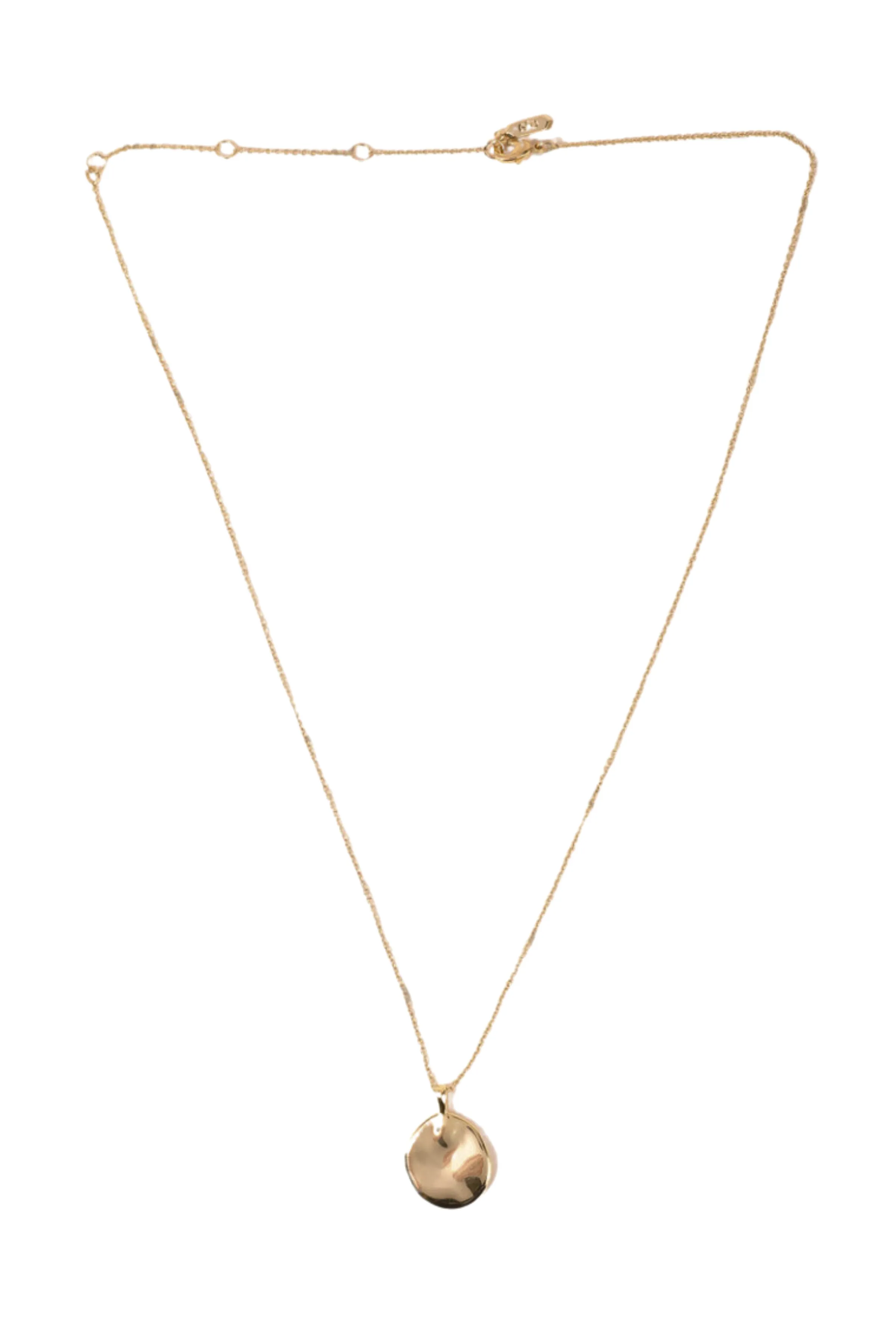 Hammered Metal and Pave Charm Necklace sold by Stella & Dot product image thumbnail 4