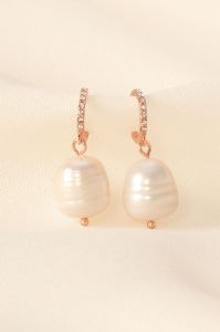 Modern Bohemian Pearl Huggies sold by Stella & Dot
