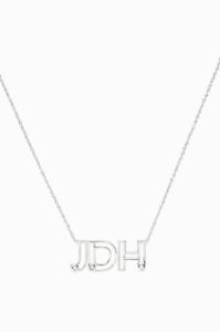 10 kt Gold & Diamond Custom 3 Letter Necklace sold by Stella & Dot