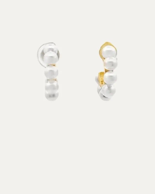 Pearl Hoop Earring sold by Stella & Dot