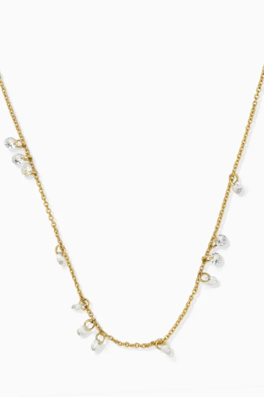 Dripping in Diamonds Delicate Necklace - Gold sold by Stella & Dot