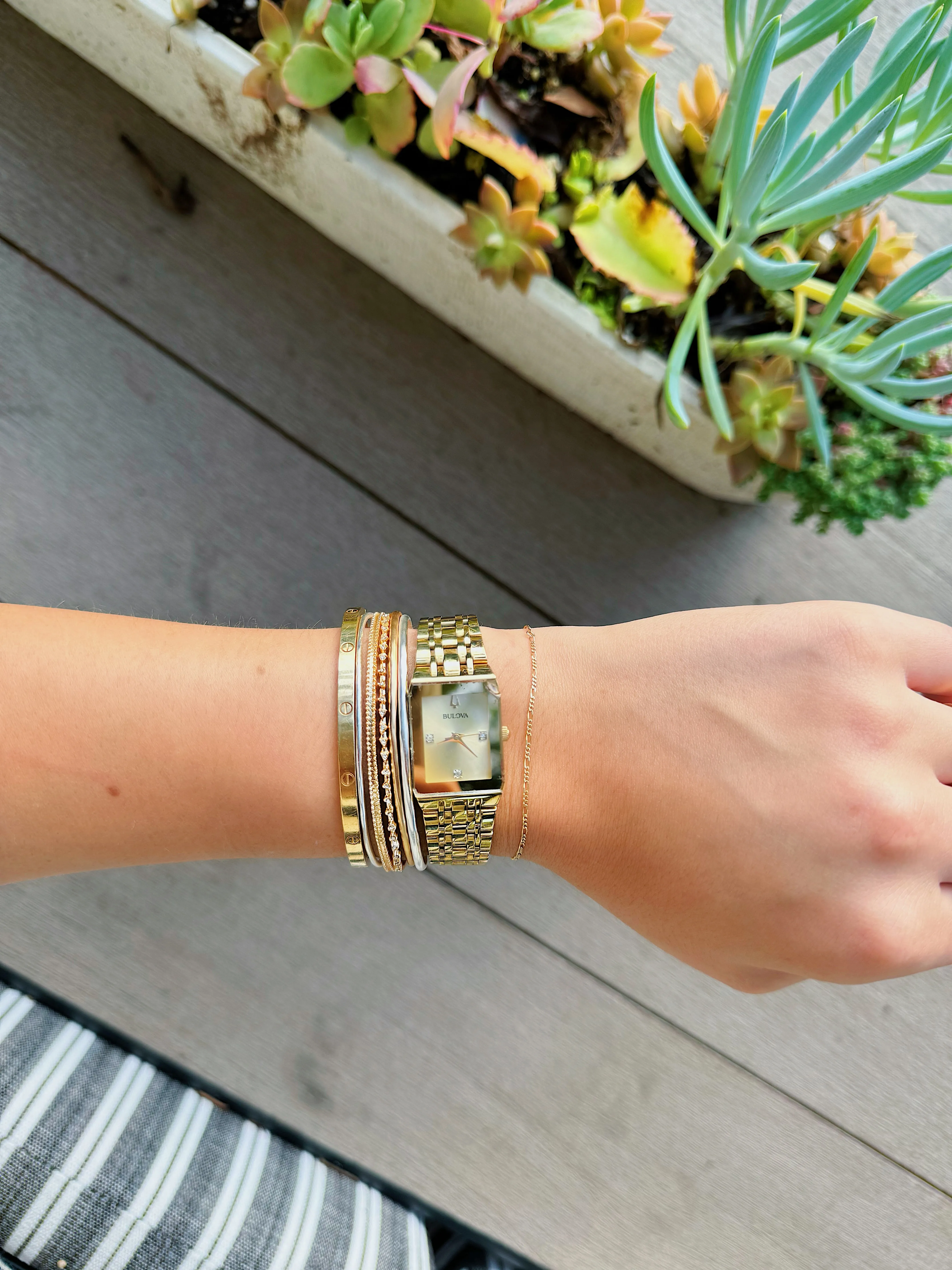 Mixed Metal and Crystal Cuff sold by Stella & Dot product image thumbnail 3