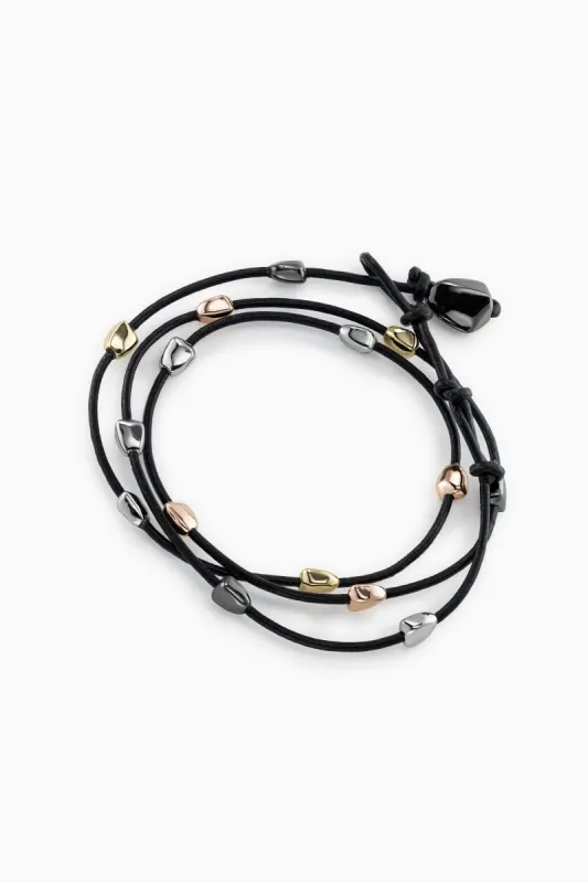 » Leather Ulani Wrap Mixed Metal Bracelet / Necklace (50% off) sold by Stella & Dot
