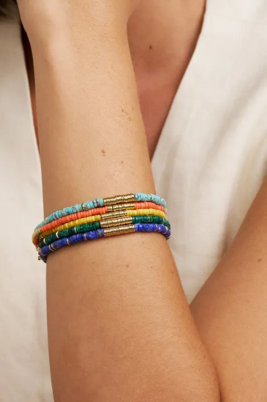 Gemstone Beaded Stretch Bracelet sold by Stella & Dot