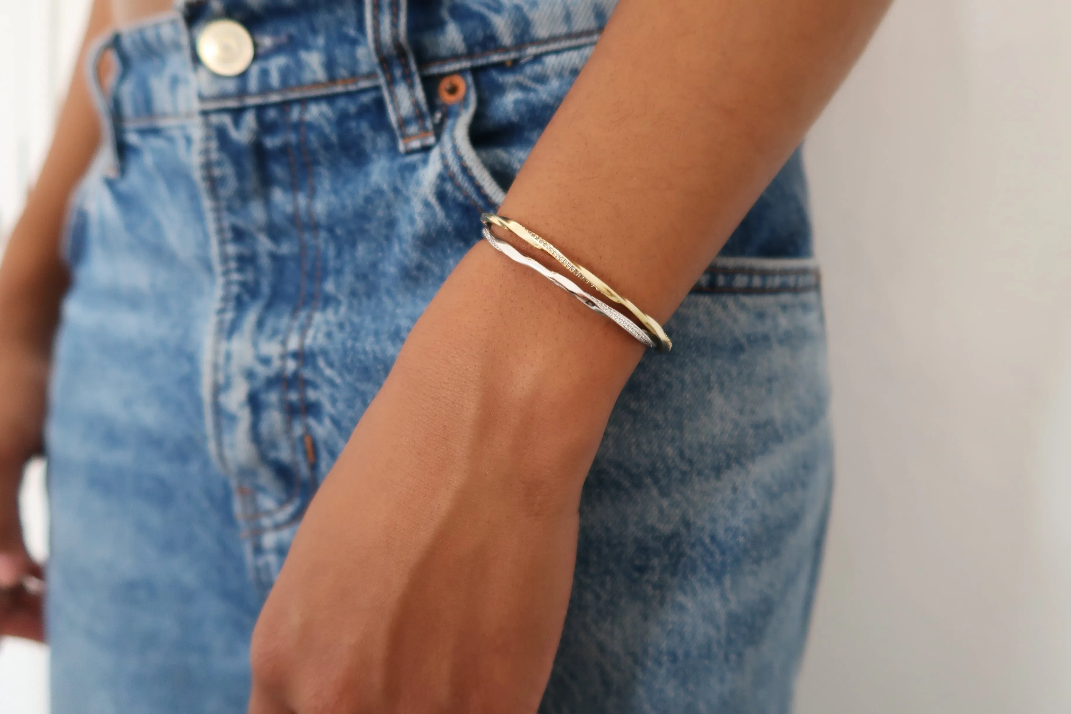 Twist Pavé Cuff sold by Stella & Dot product image thumbnail 2