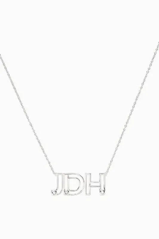 10 kt Gold & Diamond Custom 3 Letter Necklace sold by Stella & Dot