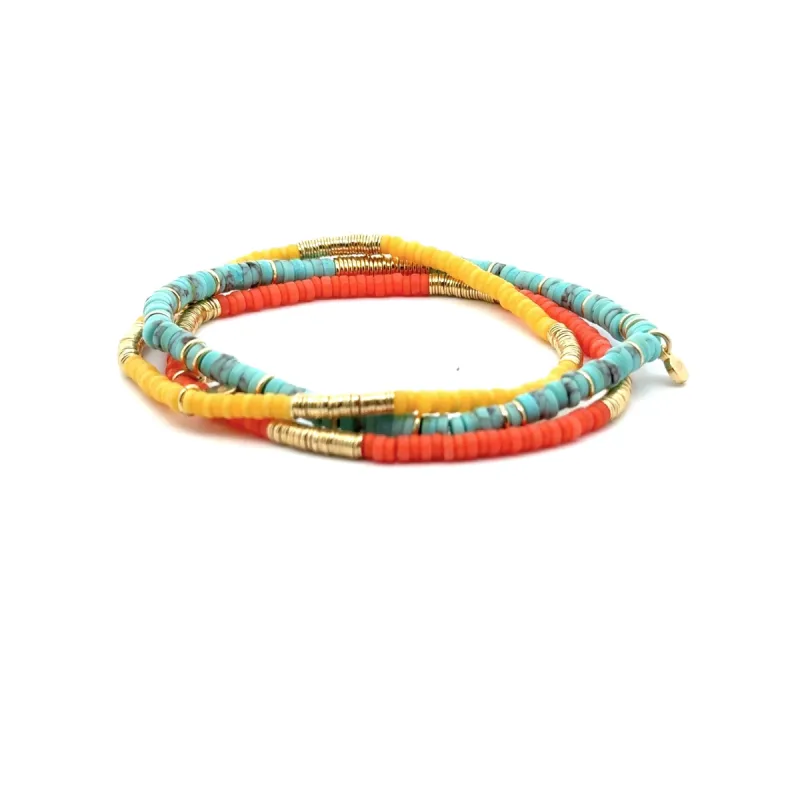 Gemstone Beaded Stretch Bracelet Trio sold by Stella & Dot
