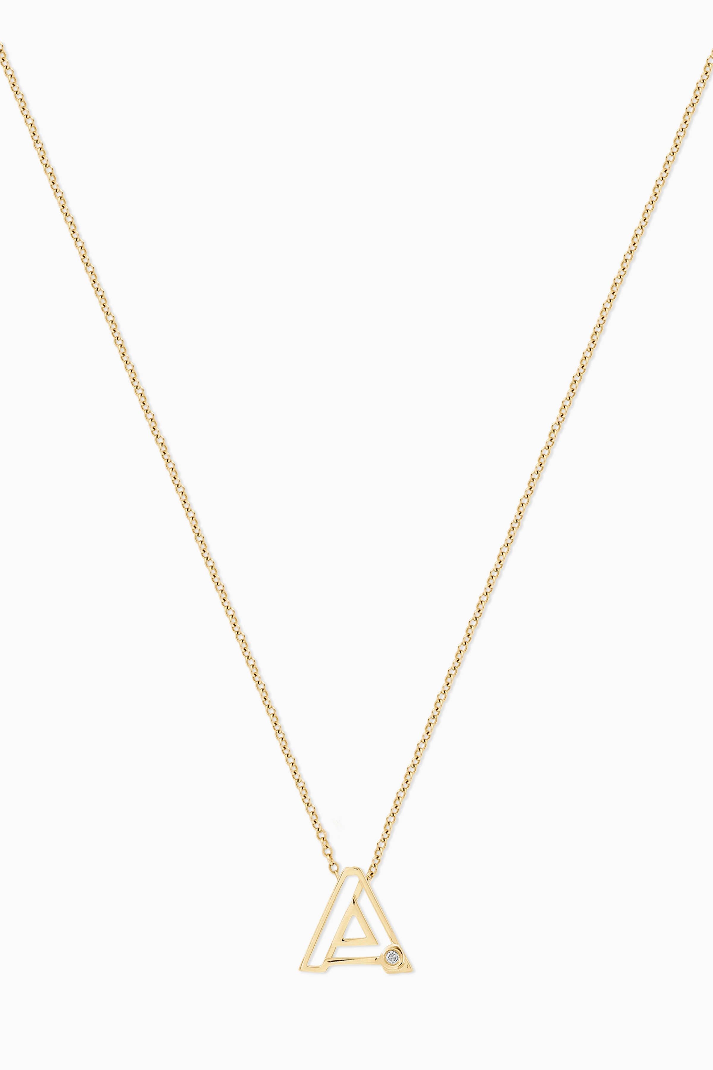 » Covet Single Initial 14kt + Diamond Necklace (50% off) sold by Stella & Dot