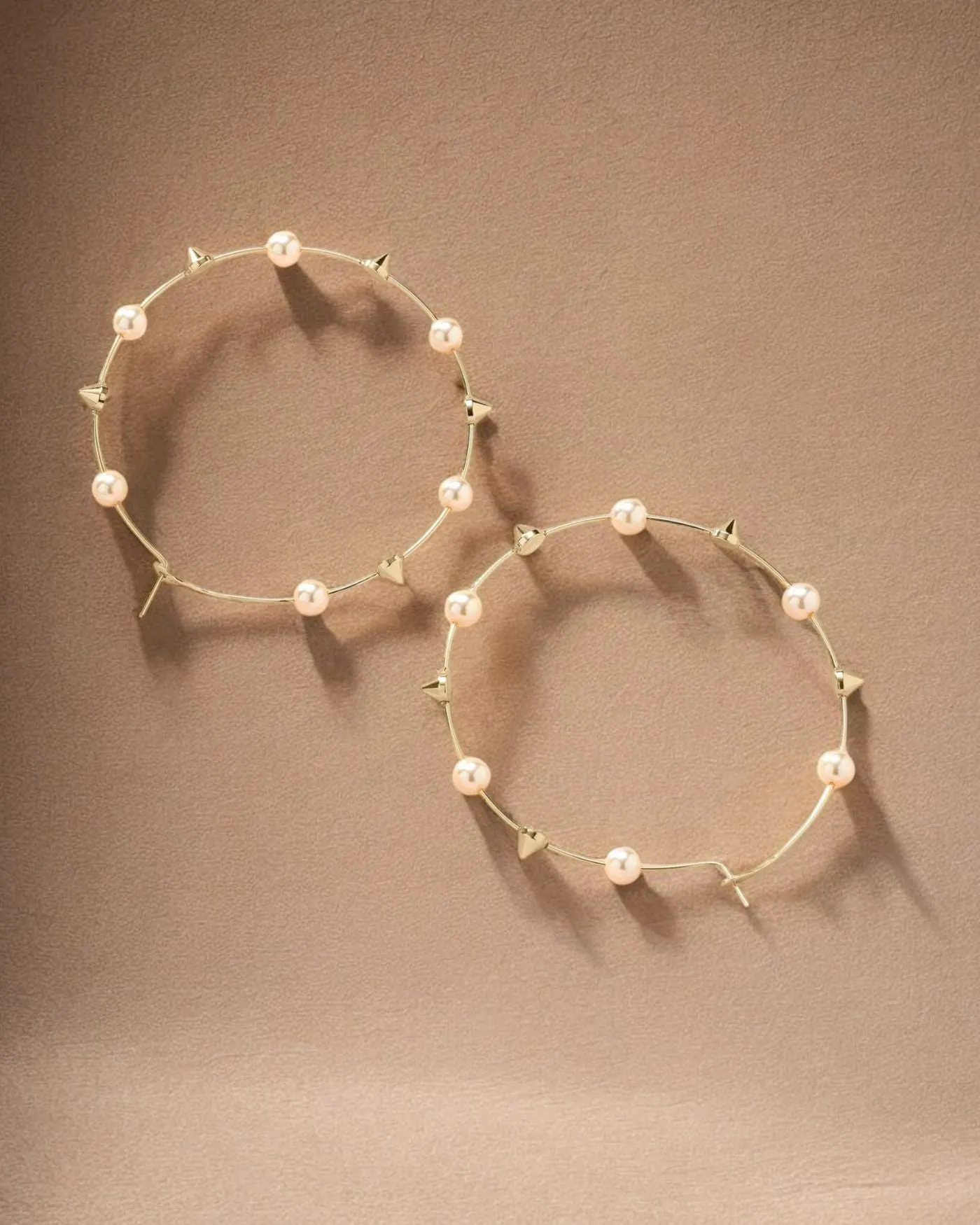 Madison Pearl and Stud Statement Hoops sold by Stella & Dot product image thumbnail 3