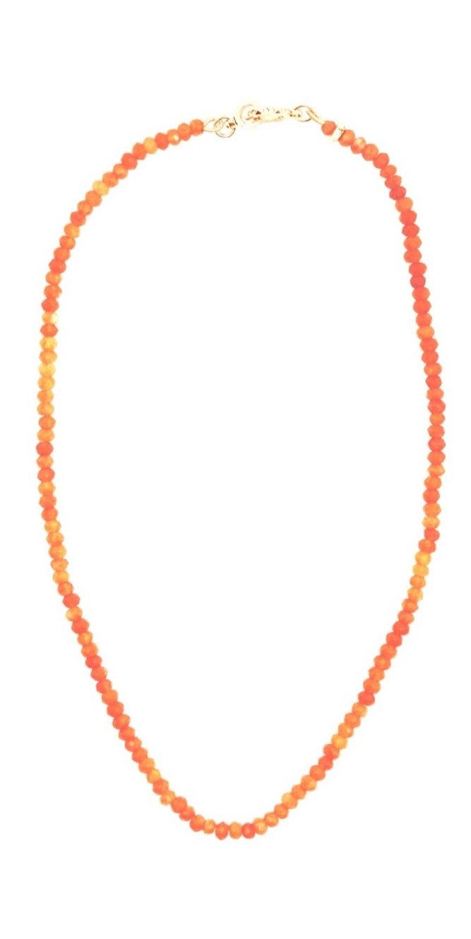 » Charlotte Coral Quartz Gemstone Necklace | Peace (50% off) sold by Stella & Dot
