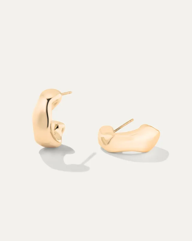 Molten Hoops | Gold sold by Stella & Dot