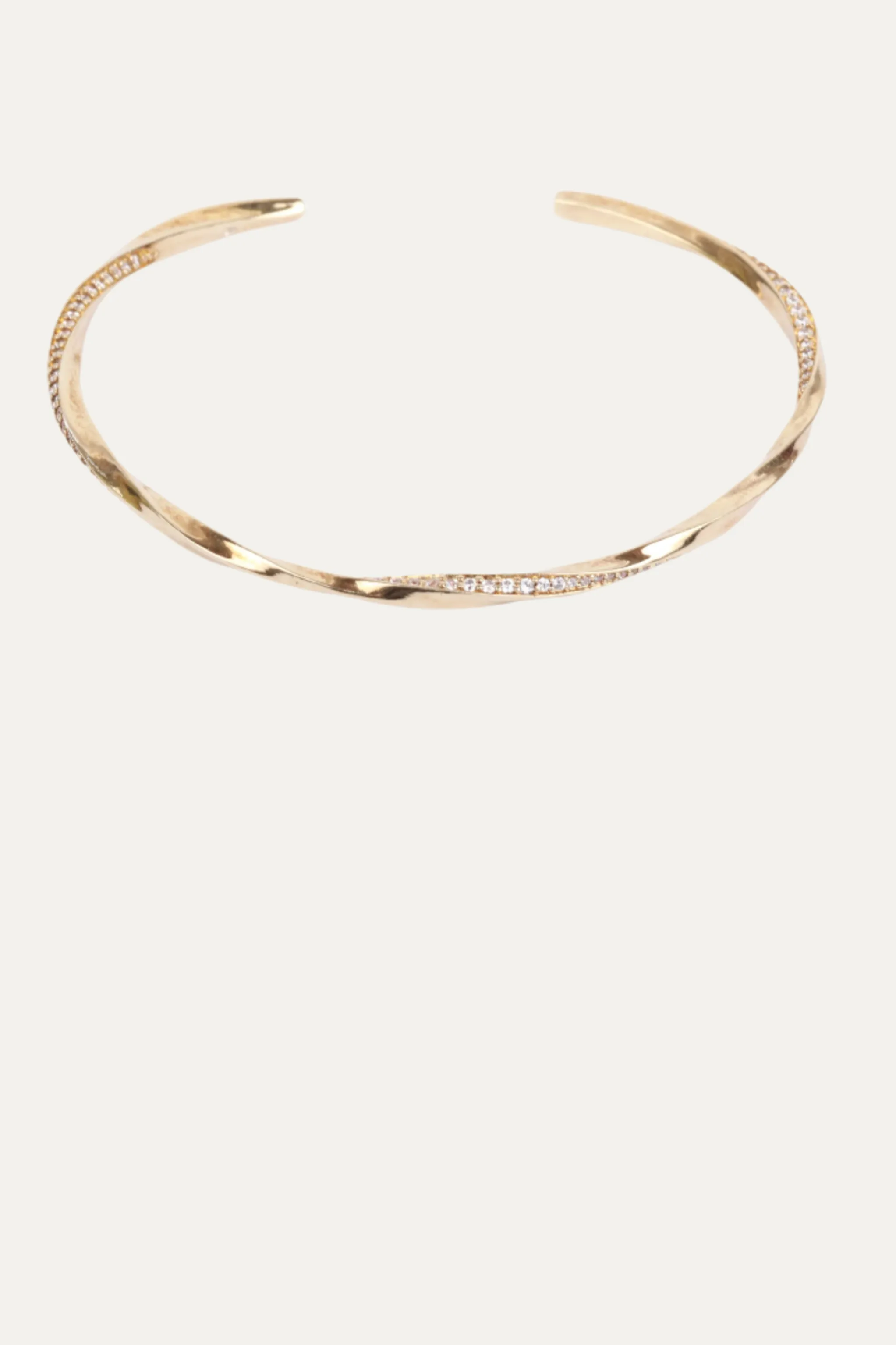 Twist Pavé Cuff | Gold sold by Stella & Dot