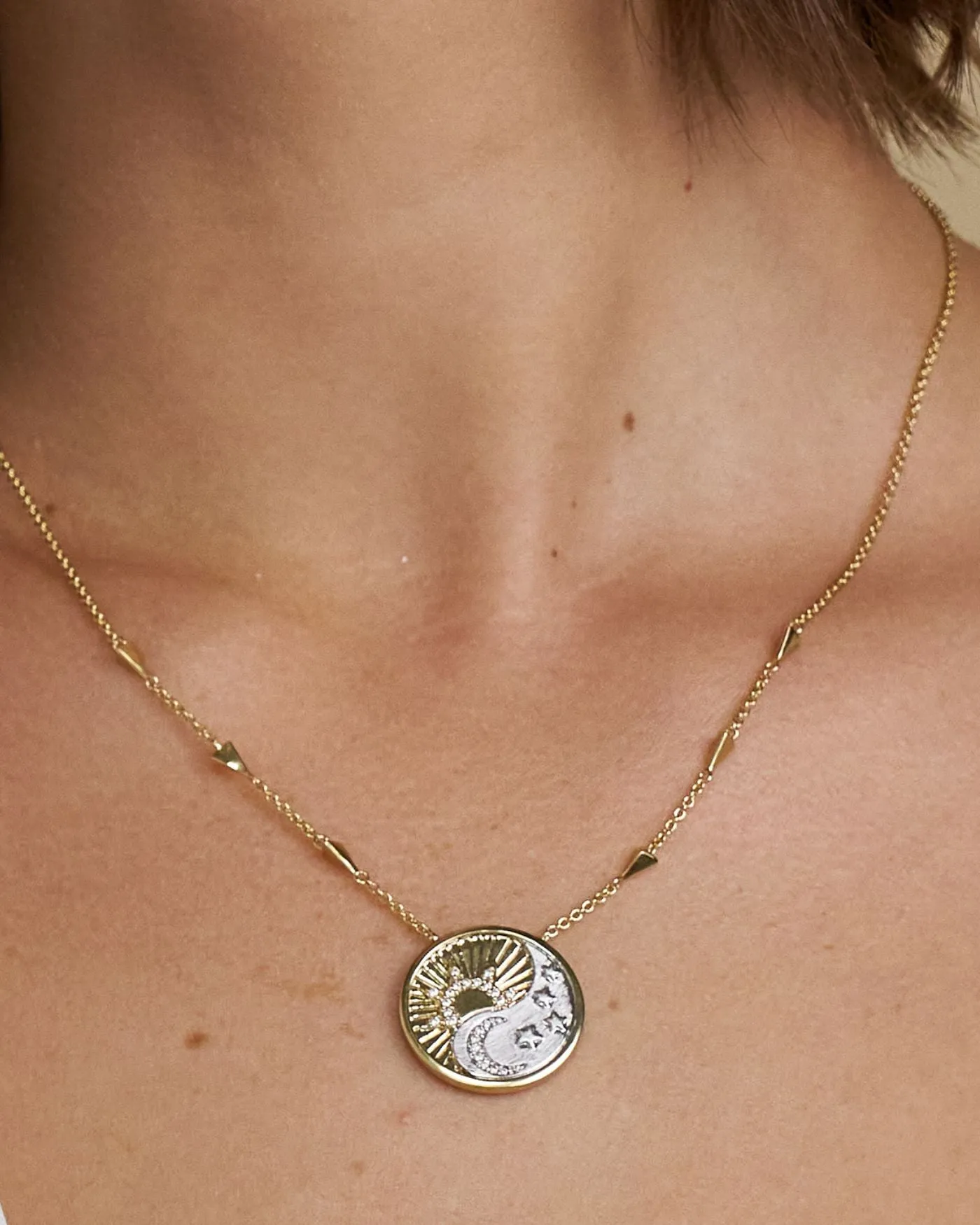 Terra Medallion Celestial Necklace sold by Stella & Dot