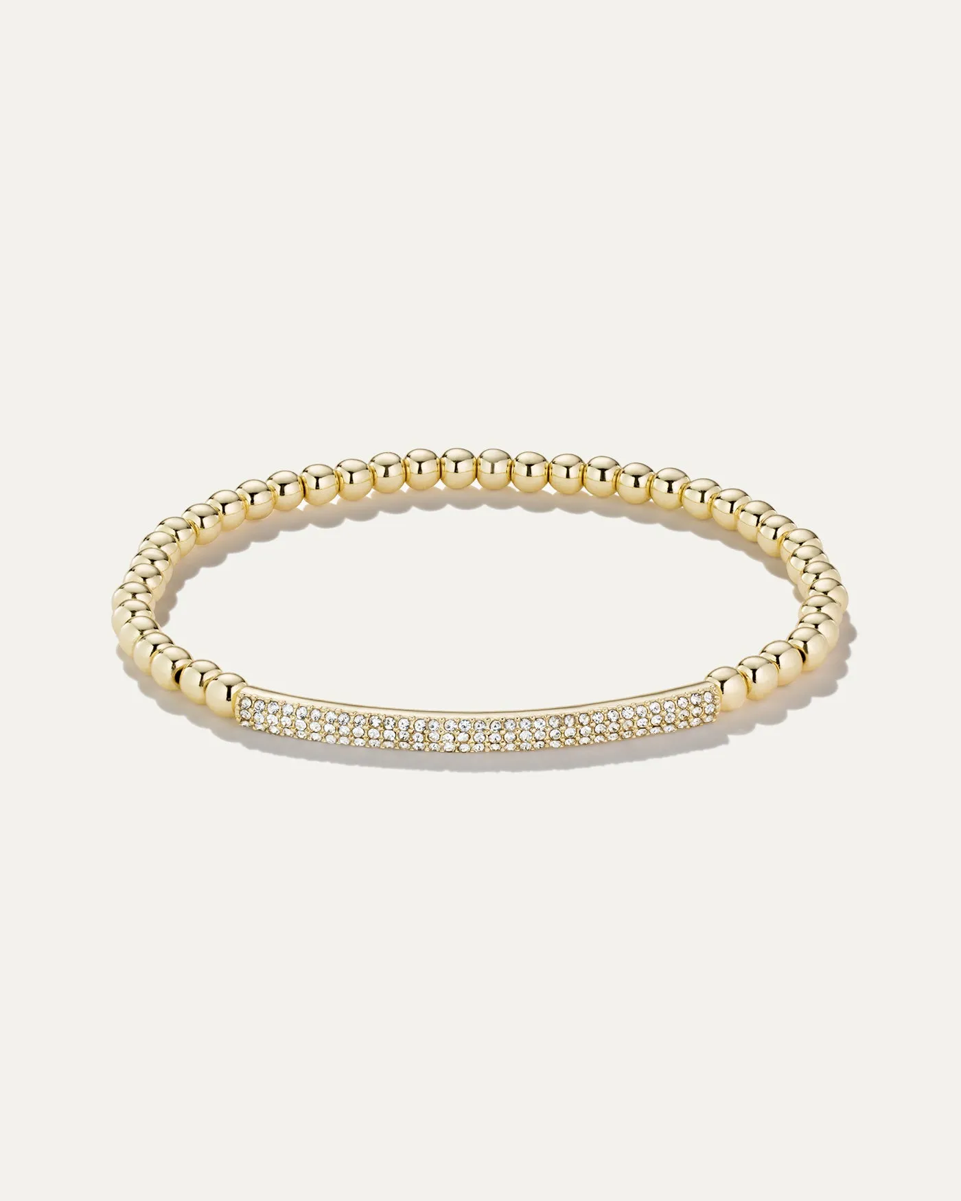 Tribute Beaded Stretch Bracelet | Gold sold by Stella & Dot