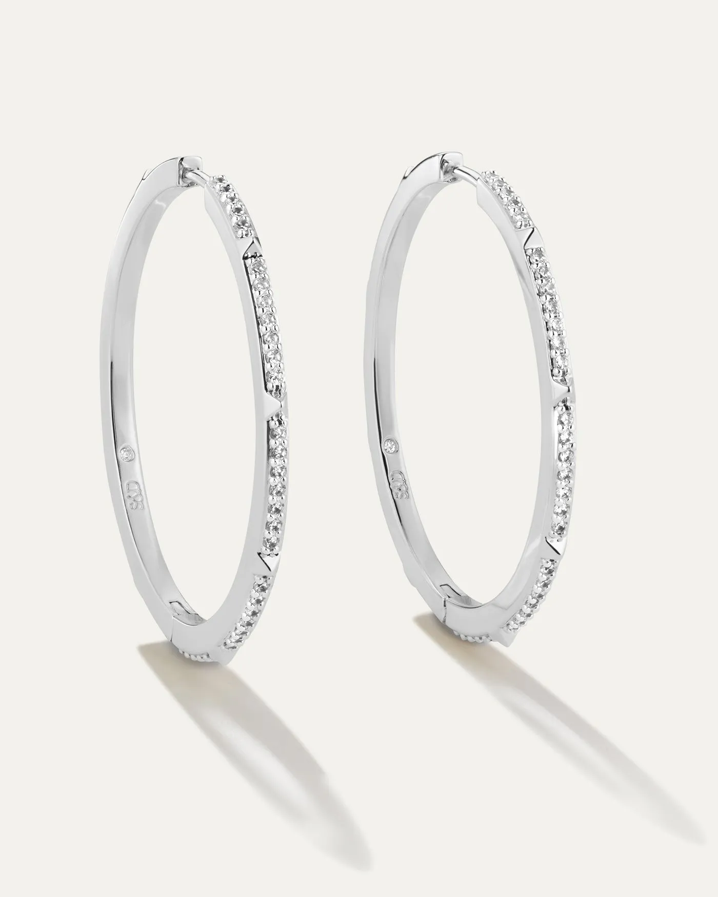 Charlotte Renegade Hoop Earrings | 1.5" sold by Stella & Dot product image thumbnail 3