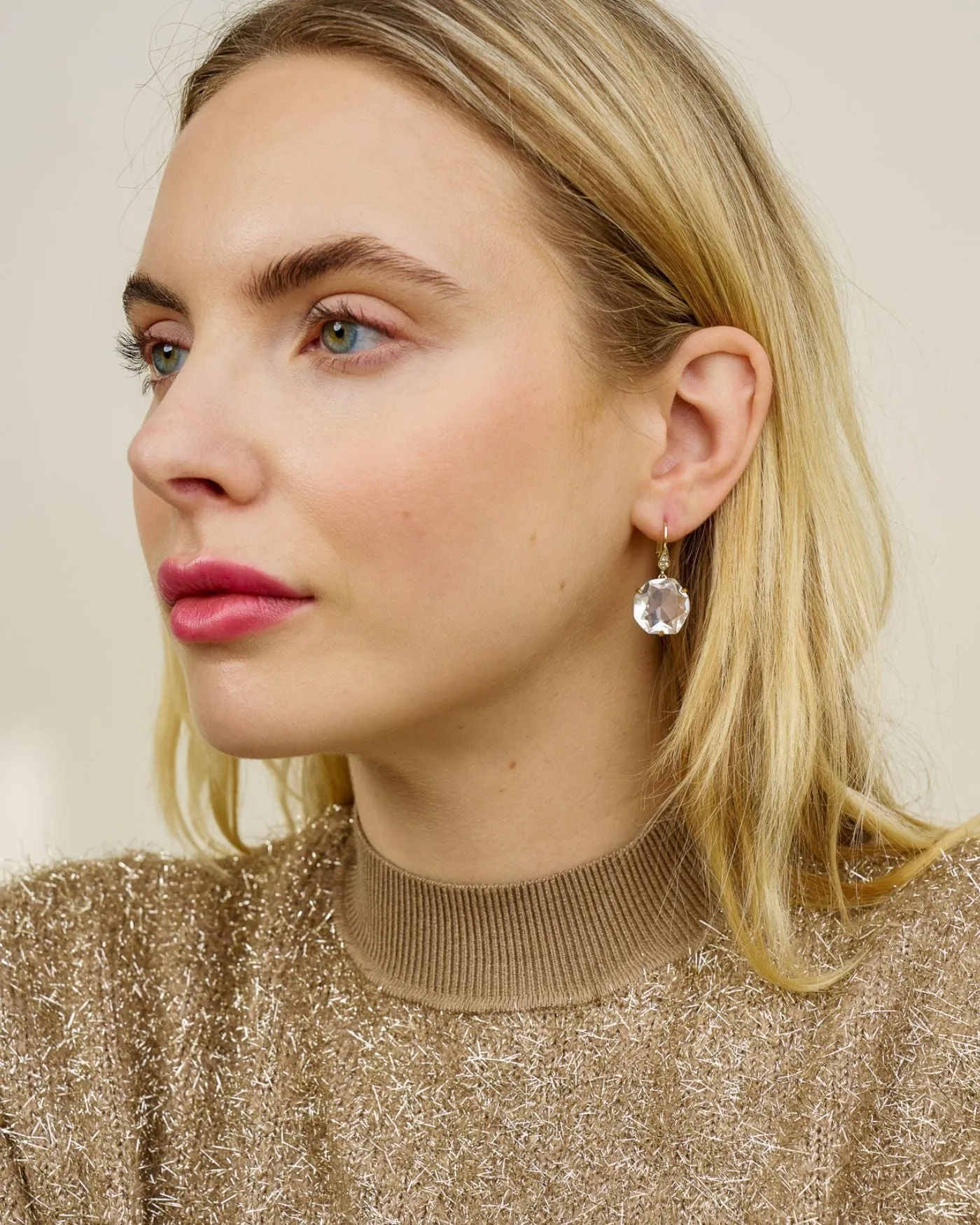 Sparkle Droplet Earrings sold by Stella & Dot product image thumbnail 2