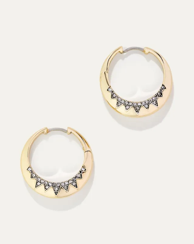 Sol Hoop Earrings sold by Stella & Dot