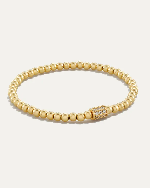 Pavé Rondelle Beaded Bracelet sold by Stella & Dot