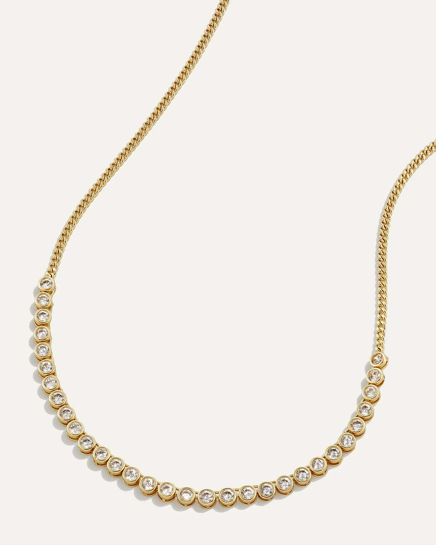 Bezel Set Essential Tennis Necklace sold by Stella & Dot