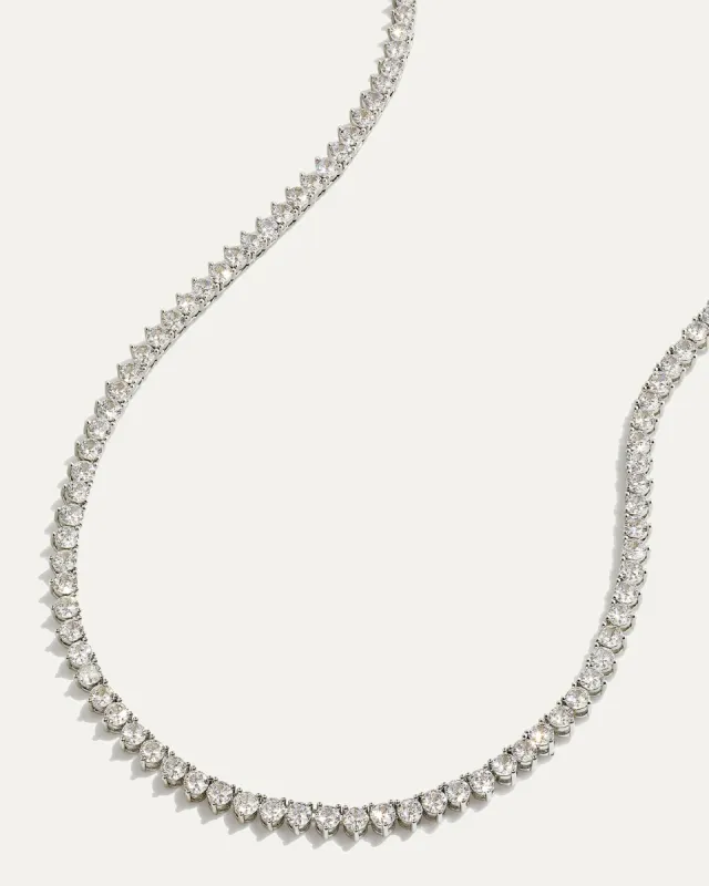 Inheritance Tennis Necklace | Silver sold by Stella & Dot