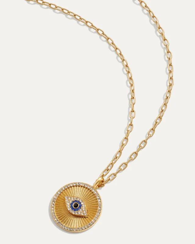 Evil Eye Medallion Necklace sold by Stella & Dot