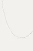Delicate Adjustable 20" Diamond Chain | Silver sold by Stella & Dot