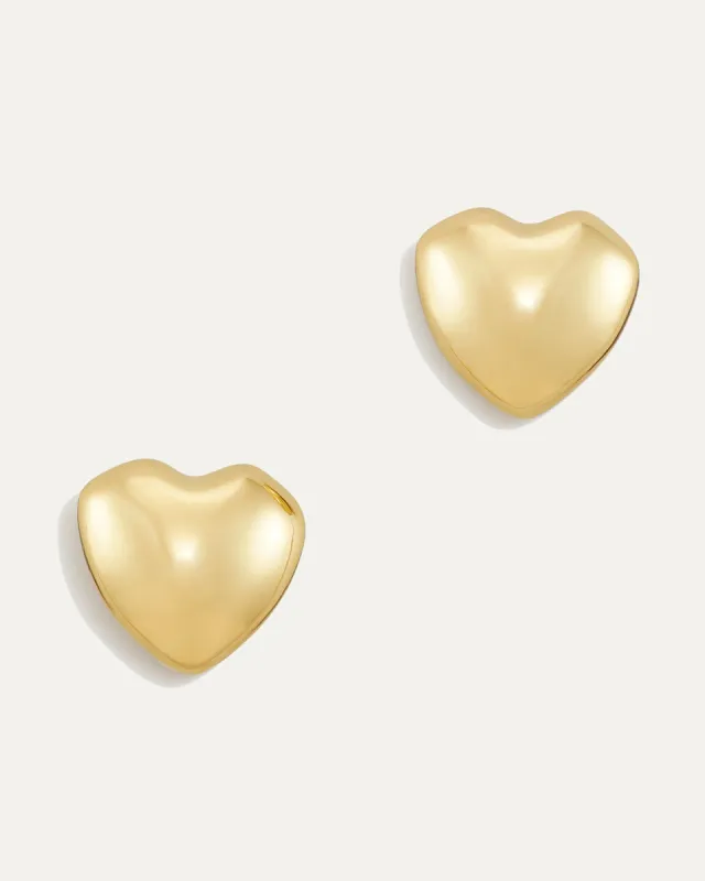 Ulani Heart Stud Earrings sold by Stella & Dot