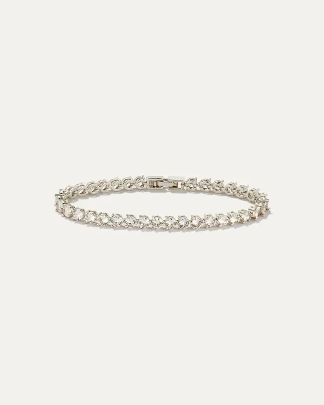 Inheritance Tennis Bracelet | Silver sold by Stella & Dot