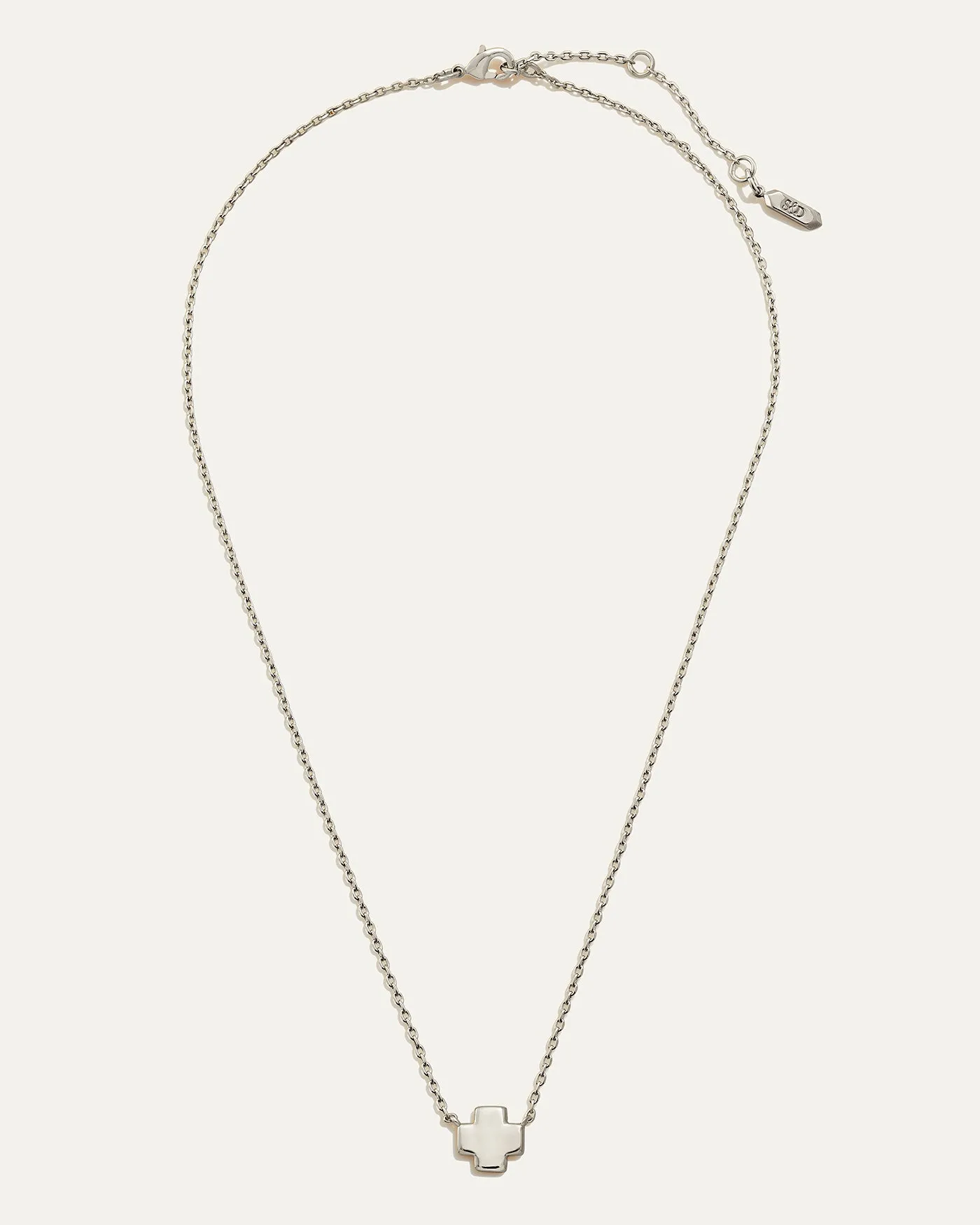 Delicate Adjustable Cross Necklace | Silver sold by Stella & Dot product image thumbnail 2