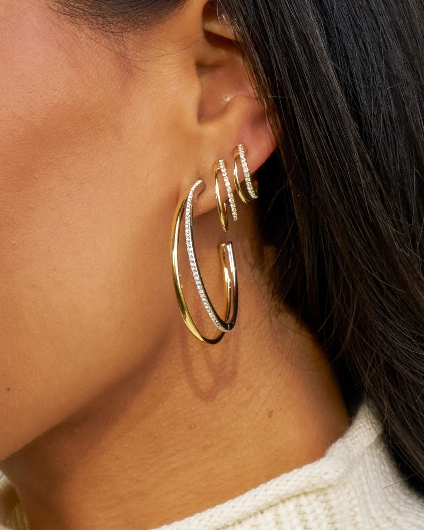 Julie Double Hoops sold by Stella & Dot product image thumbnail 2