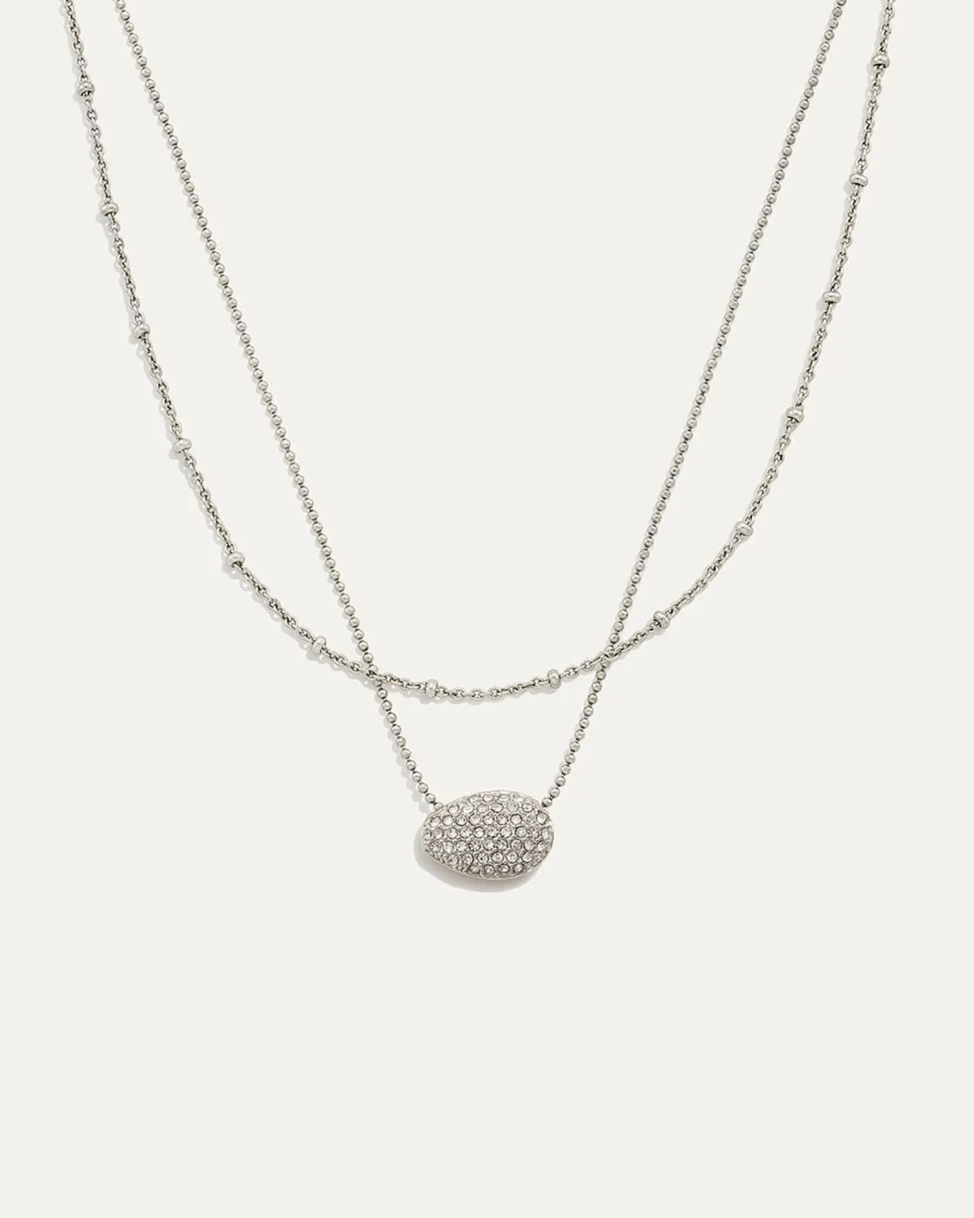 Ulani Look of Layered Necklace | Silver sold by Stella & Dot