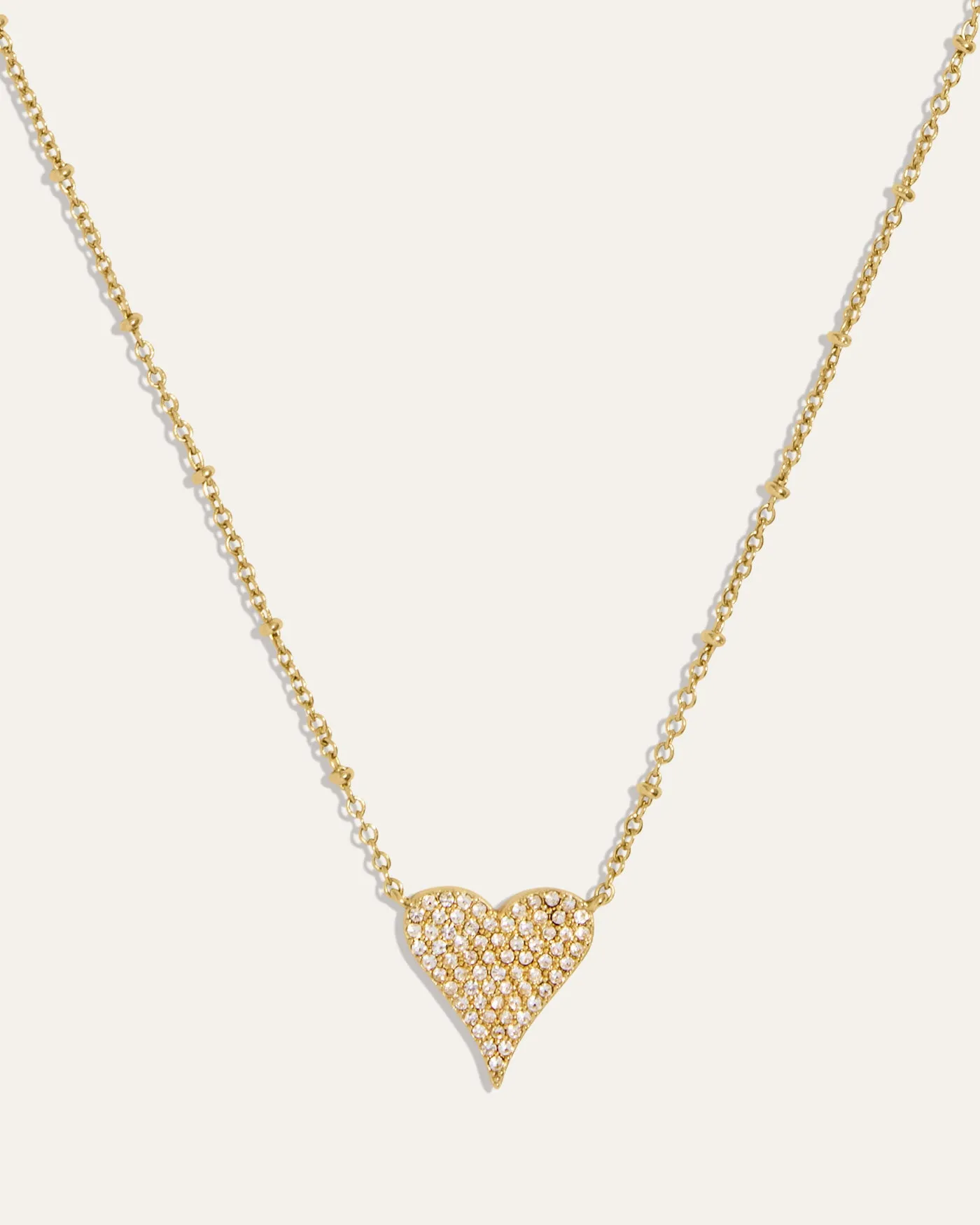 Love You Pave Heart Necklace sold by Stella & Dot